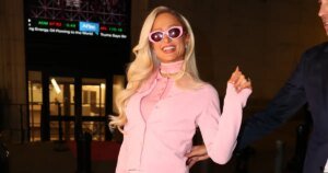 Elevate Your Spring Wardrobe with Paris Hilton's Fun Bubblegum Pink Cardigan for Just $25