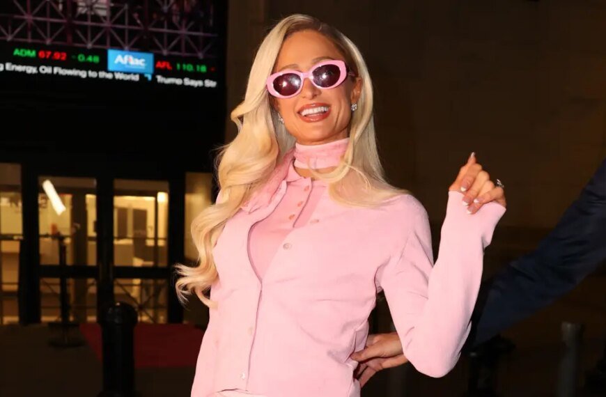 Elevate Your Spring Wardrobe with Paris Hilton's Fun Bubblegum Pink Cardigan for Just $25