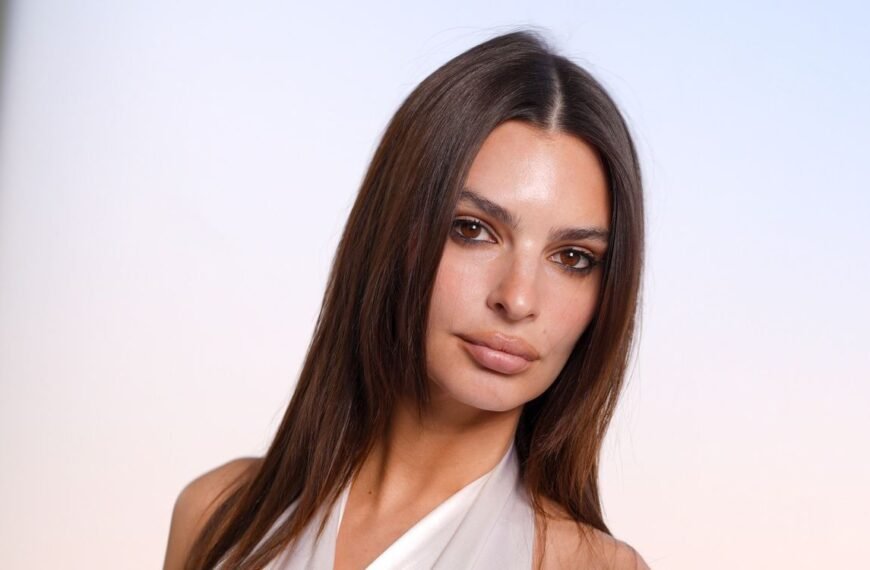 Emily Ratajkowski Enjoys a Pool Day in a Stylish Red Swimsuit Inspired by 'Baywatch'