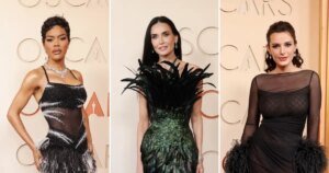 Feathered Gowns and Emerald Dresses Shine at the 2026 Oscars