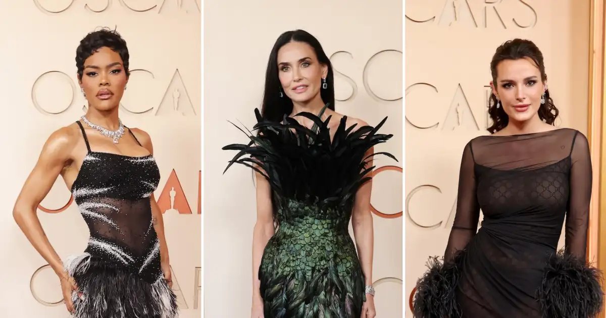 Feathered Gowns and Emerald Dresses Shine at the 2026 Oscars