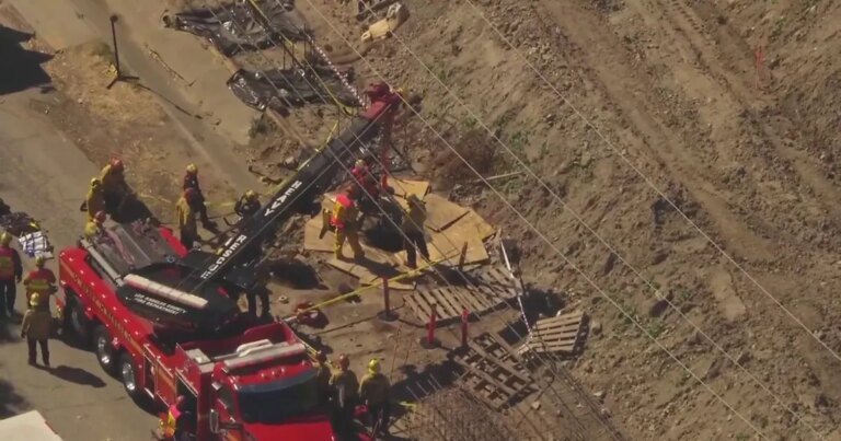 Firefighters Come to the Aid of Worker Injured at Pomona Construction Site