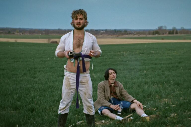 Gabriel LaBelle Talks About His Favorite Stunt Moments in Dempsey Bryk's Film "Crash Land"