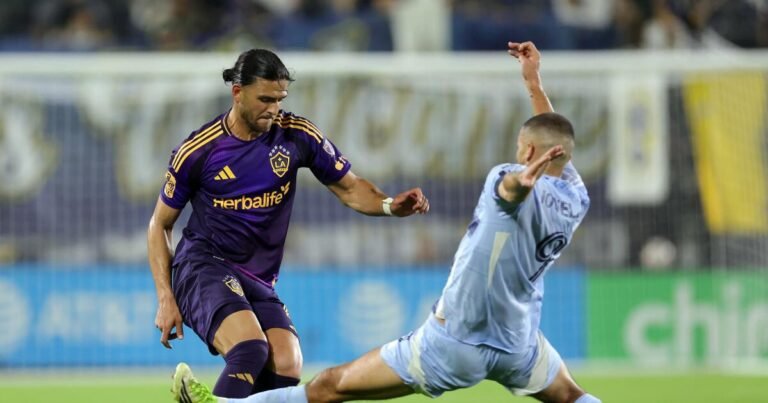 Galaxy Struggles Against Dejan Joveljic and Kansas City in Tough Match