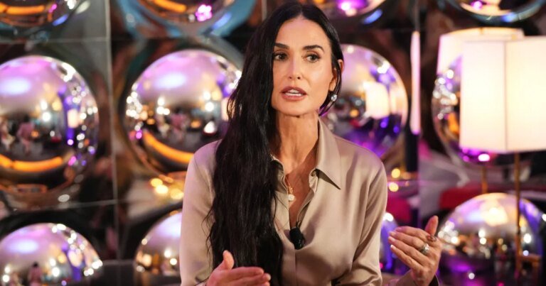 Get Demi Moore's Gorgeous Blowout with This Overnight Hair Serum