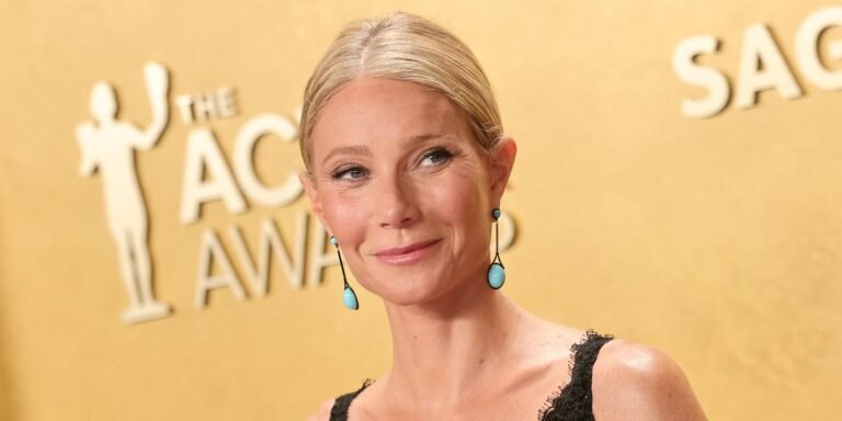 Gwyneth Paltrow Ditches Makeup and Cooks in Stylish Black Hot Pants Over the Weekend