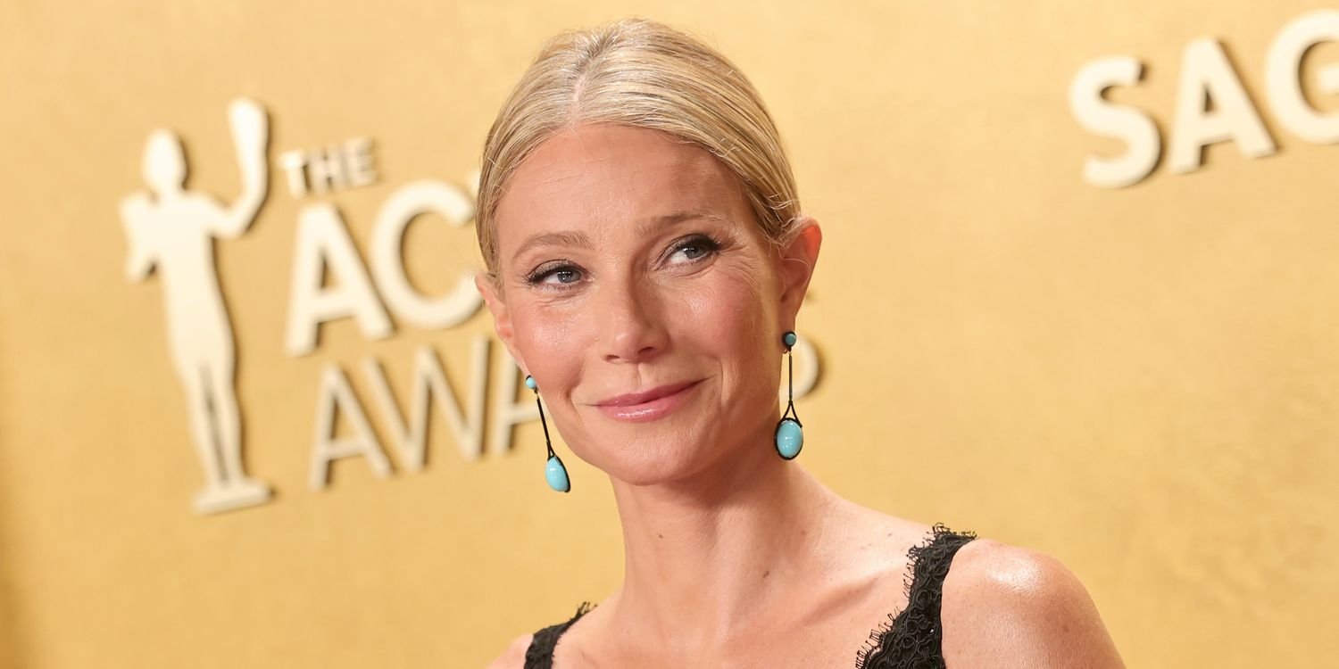 Gwyneth Paltrow Ditches Makeup and Cooks in Stylish Black Hot Pants Over the Weekend