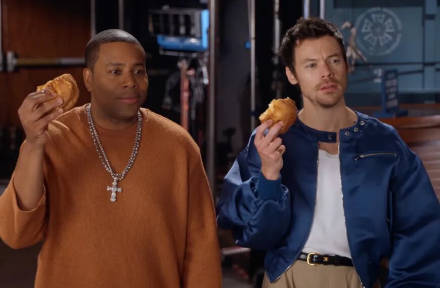 Harry Styles Calls Out Marcello Hernandez for Impersonating Him Before ‘SNL’: ‘Where Did You Get Those Clothes?’