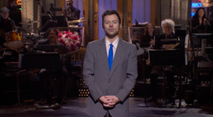Harry Styles Talks About Queerbaiting While Sharing a Kiss with Ben Marshall on 'SNL'