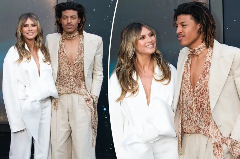 Heidi Klum's Son Henry Samuel, 20, Stands Tall Next to Mom at Red Carpet Event