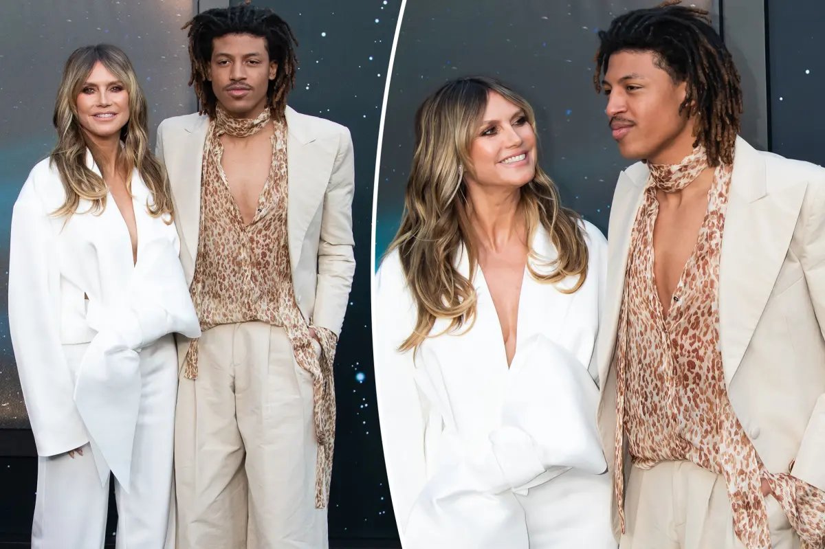 Heidi Klum's Son Henry Samuel, 20, Stands Tall Next to Mom at Red Carpet Event