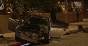 High-Speed Chase Leads to Crash in Reseda; Two People Hurt