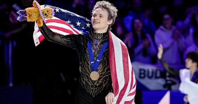 Ilia Malinin Overcomes Olympic Challenges to Claim Third Consecutive World Figure Skating Title