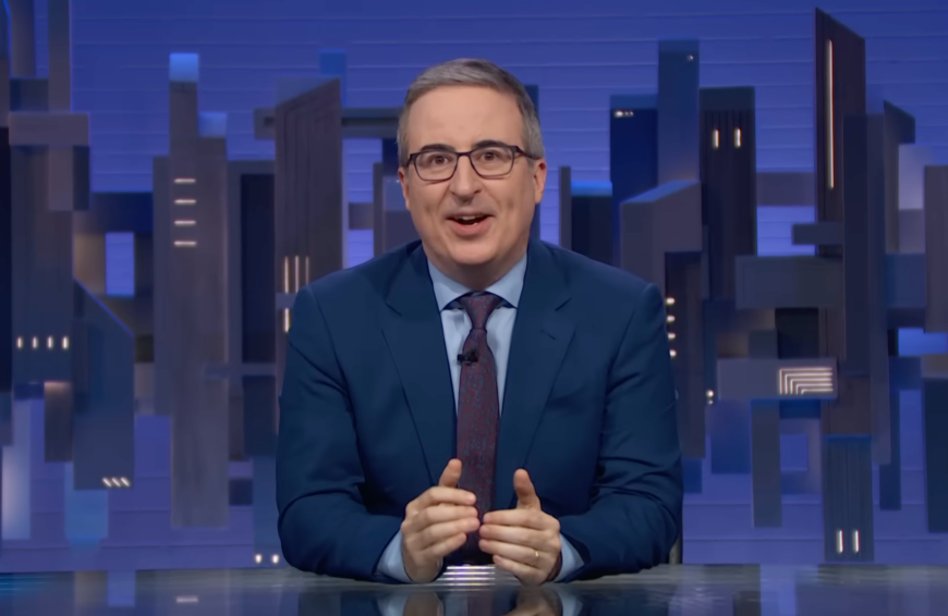 John Oliver Responds to Pete Hegseth's Praise for CNN's David Ellison and the White House's Iran War Videos
