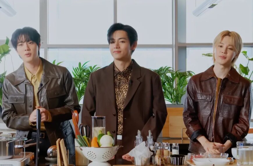 Join BTS' Jin as He Attempts to Teach His Bandmates Cooking While V and Jimin Have Fun in the Kitchen