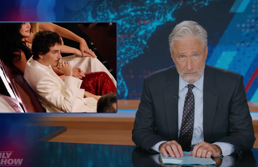 Jon Stewart Reflects on Timothée Chalamet's Oscars Experience: A Lighthearted Look at the Art World