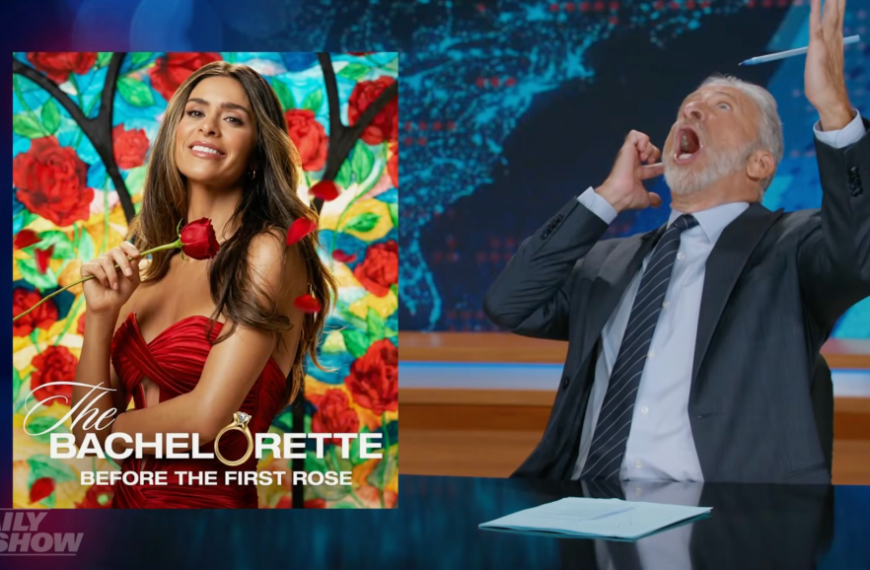 Jon Stewart Shares a Laugh About the New Season of 'The Bachelorette' and His Unexpected Joy
