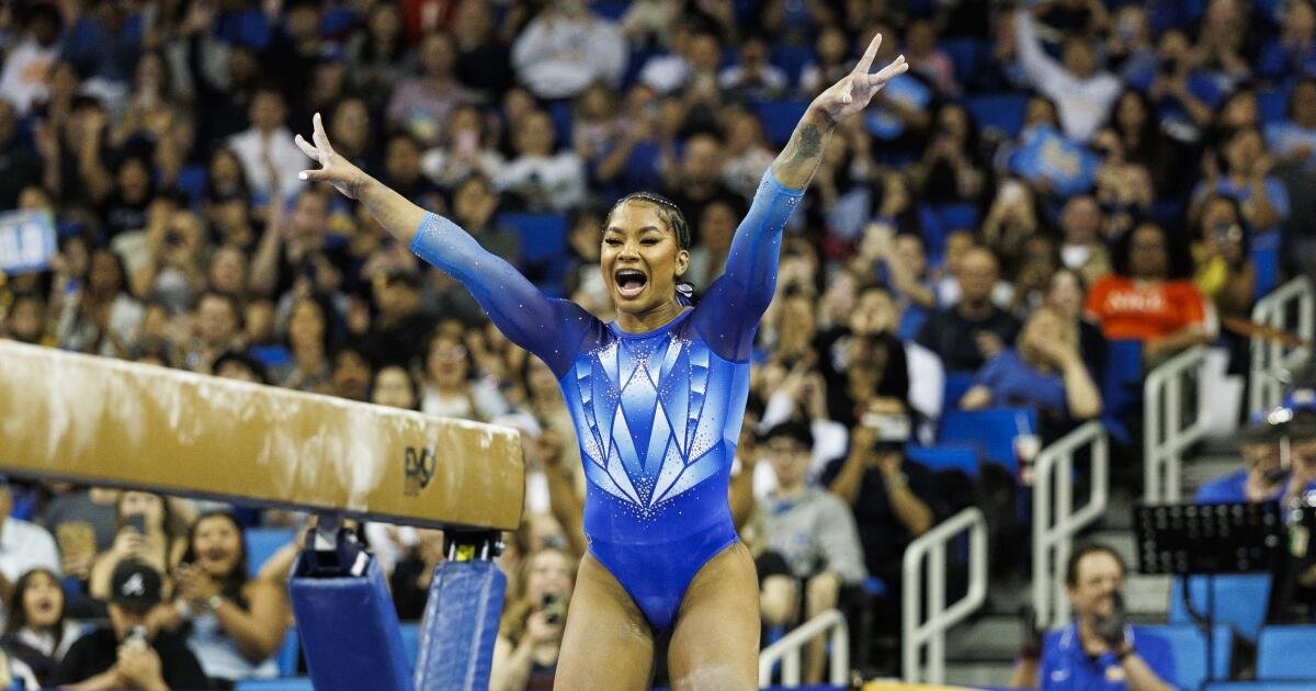 Jordan Chiles Shines Again as UCLA Takes Home Big Ten Gymnastics Titles