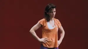 Juliette Binoche rehearsing 'In-I'