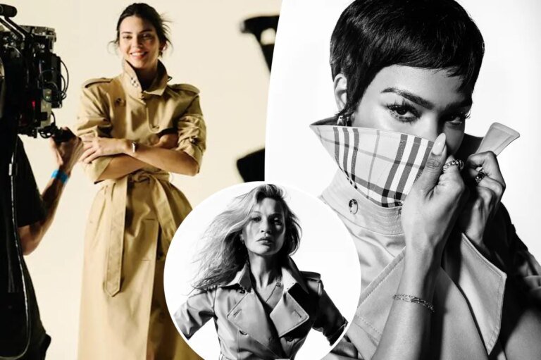 Kendall Jenner Teams Up with Teyana Taylor, Kate Moss, and Other Stars for the Latest Burberry Campaign