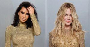 Kim Kardashian and Nicole Kidman’s Chic Gold Dress Looks Perfect for Spring Weddings