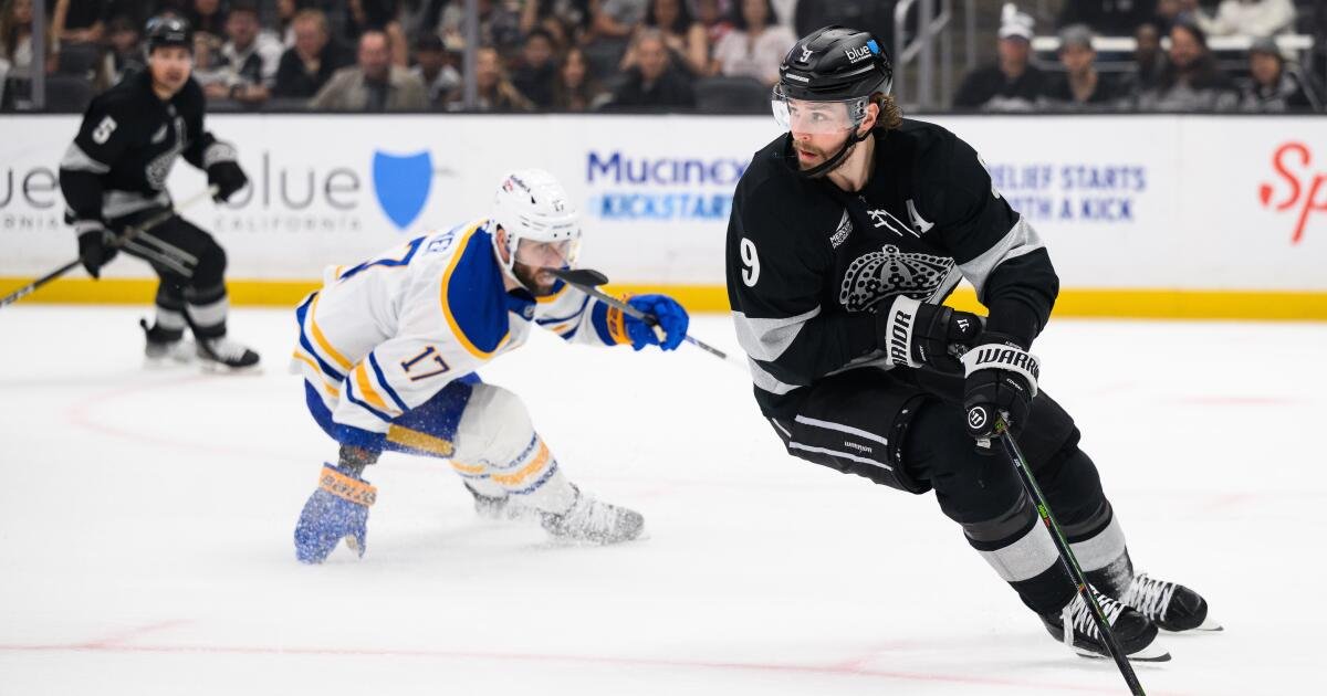Kings Fall Short Against Sabres, Missing Key Opportunity for Playoff Boost