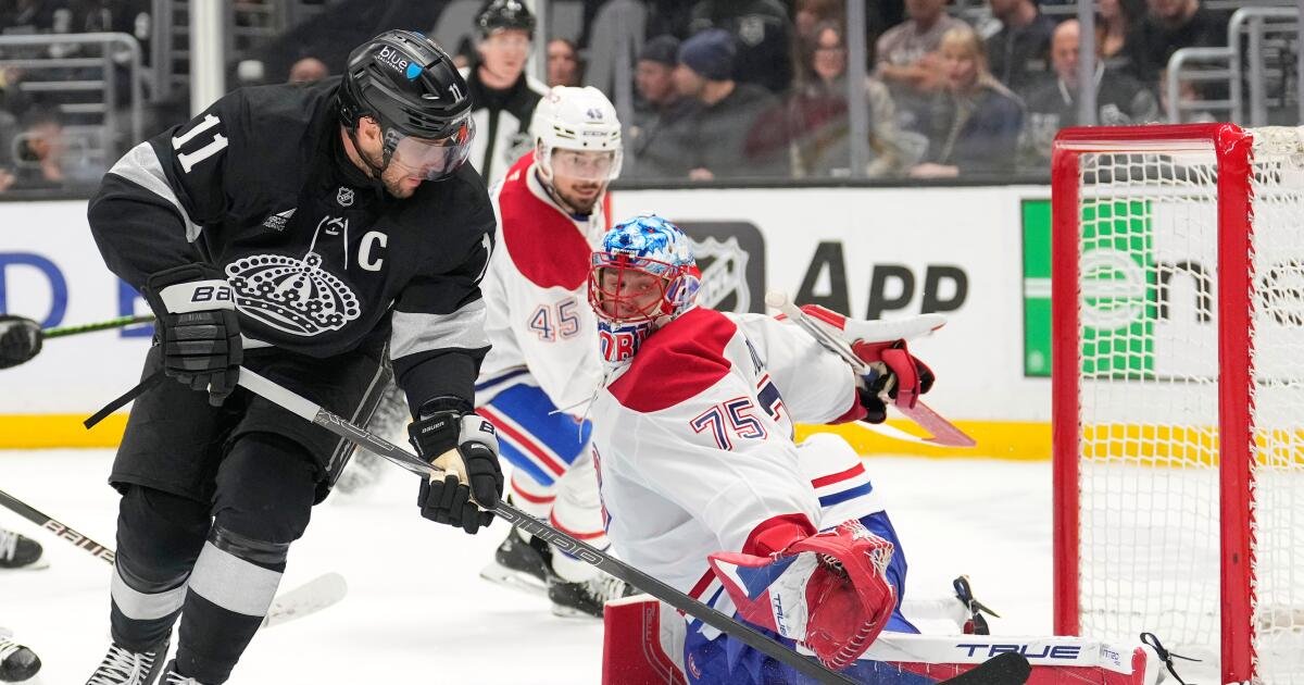 Kings Struggle to Maintain Third-Period Lead in Loss to Canadiens