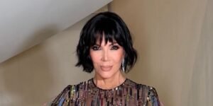 Kris Jenner Shines in a Retro 1970s Bedazzled Dress on Date Night with Corey Gamble