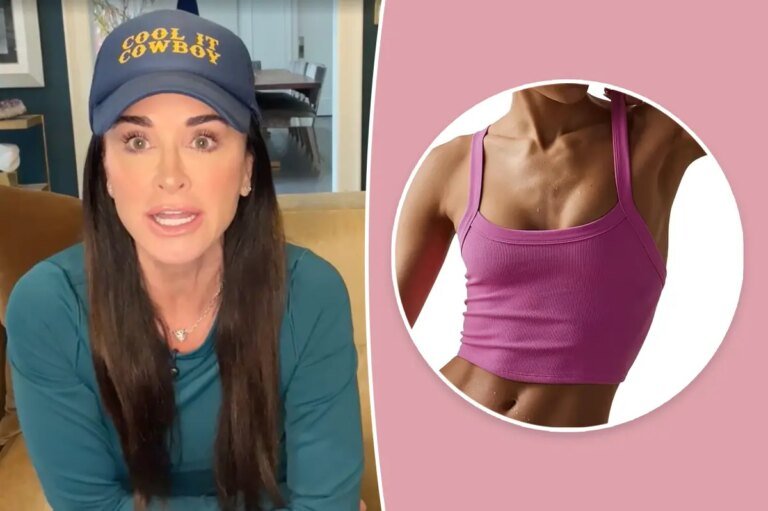 Kyle Richards Loves This Affordable Sports Bra That Keeps Everything in Place