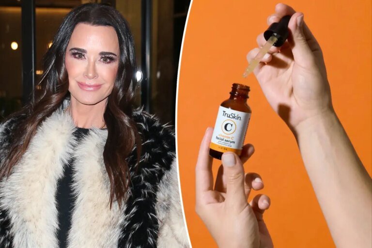 Kyle Richards raves about this vitamin C serum on sale for 50% off, with over 10,000 five-star ratings
