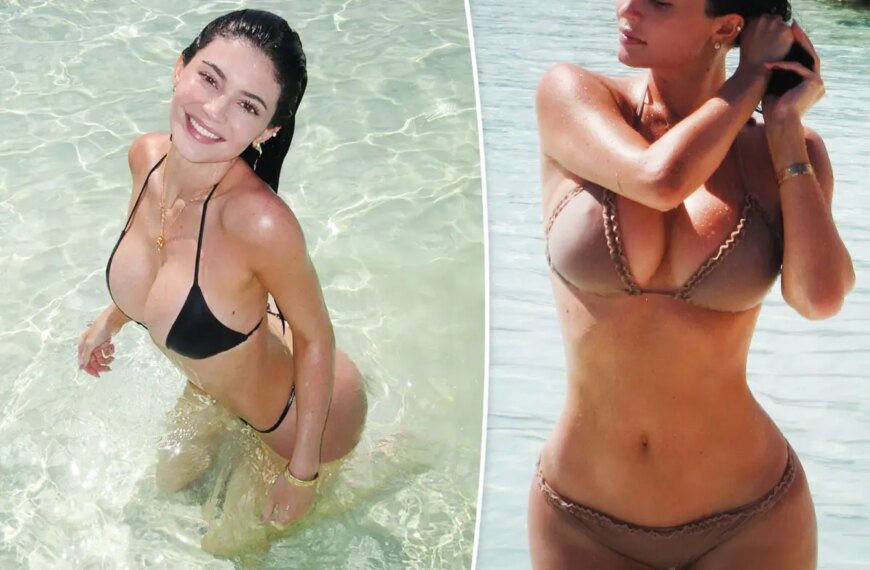 Kylie Jenner Enjoys Life in Stylish String Bikinis