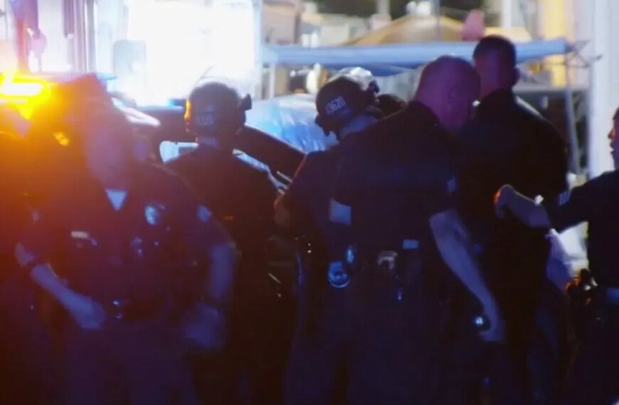 LAPD Officers Respond to Shooting Incident in Downtown LA, Suspect Injured and Hospitalized