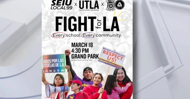 LAUSD Teachers and Staff to Share Possible Strike Date at Downtown LA Rally