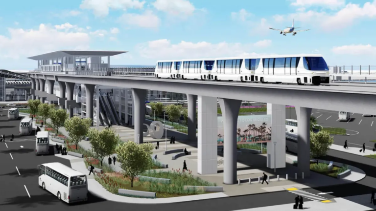 LAX's Automated People Mover Takes a Test Run