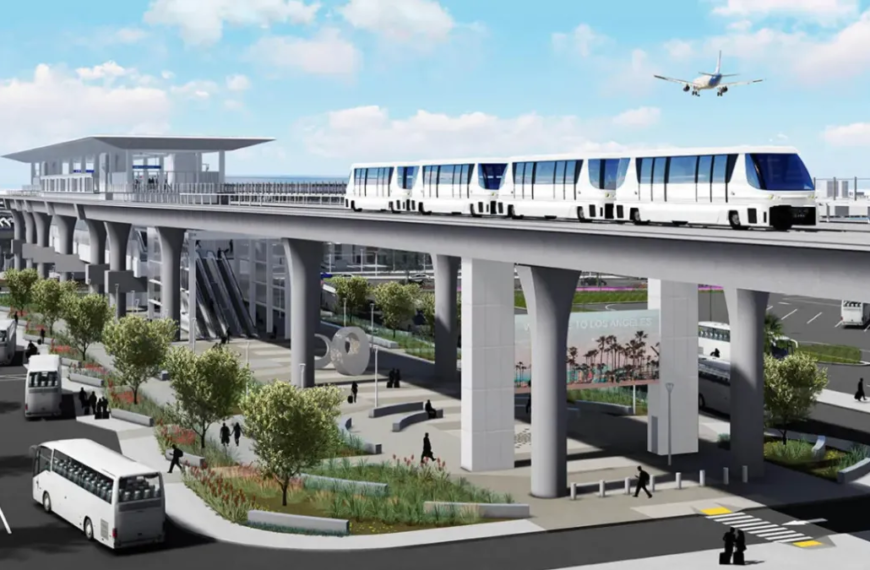 LAX's Automated People Mover Takes a Test Run
