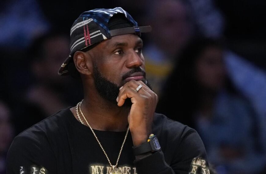LeBron James is sitting out tonight's game against Minnesota