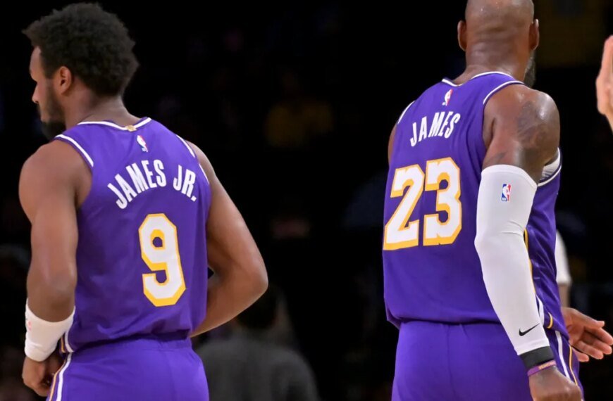 LeBron Shares Special Moment with Bronny on the Court: NBA’s First Father-Son Assist