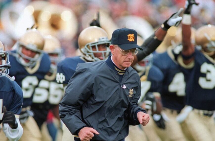 Lou Holtz, Notre Dame's 1988 National Championship Coach, Passes Away at 89
