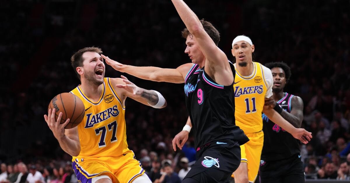Luka Doncic Shines with 60 Points as Lakers Celebrate Eighth Straight Victory Over Heat