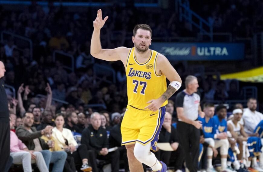 Luka Doncic shines with 44 points in win against the Pacers, joining a special group of Lakers legends