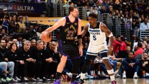 Luka's 31 Points and Reaves' Strong Second Half Lead Lakers to Season Sweep Over Timberwolves 120-106