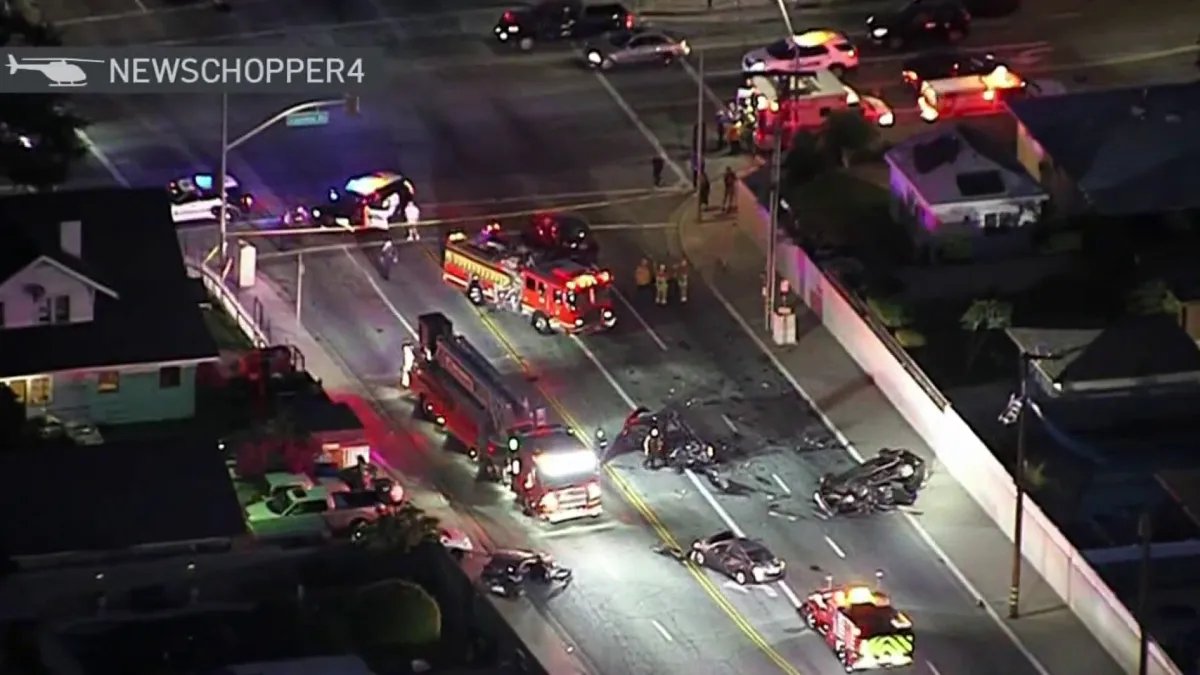 Many Injured in Multi-Car Accident in Covina
