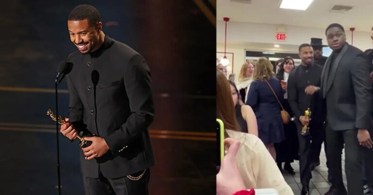 Michael B. Jordan Enjoys a Delicious Celebration at In-N-Out After His Oscar Win