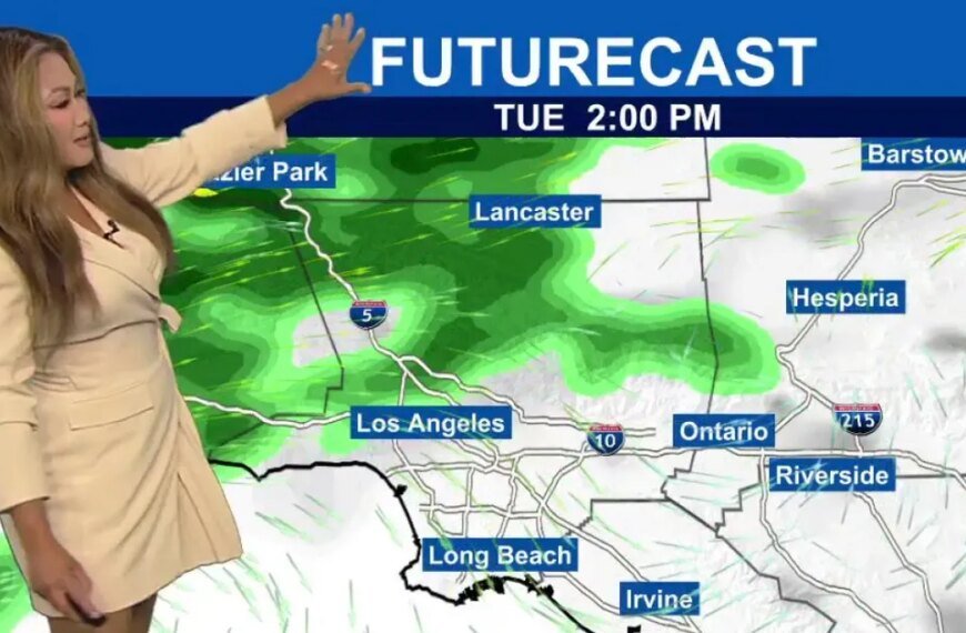 Midweek Weather Update: Expect Showers and Cooler Temperatures in Southern California