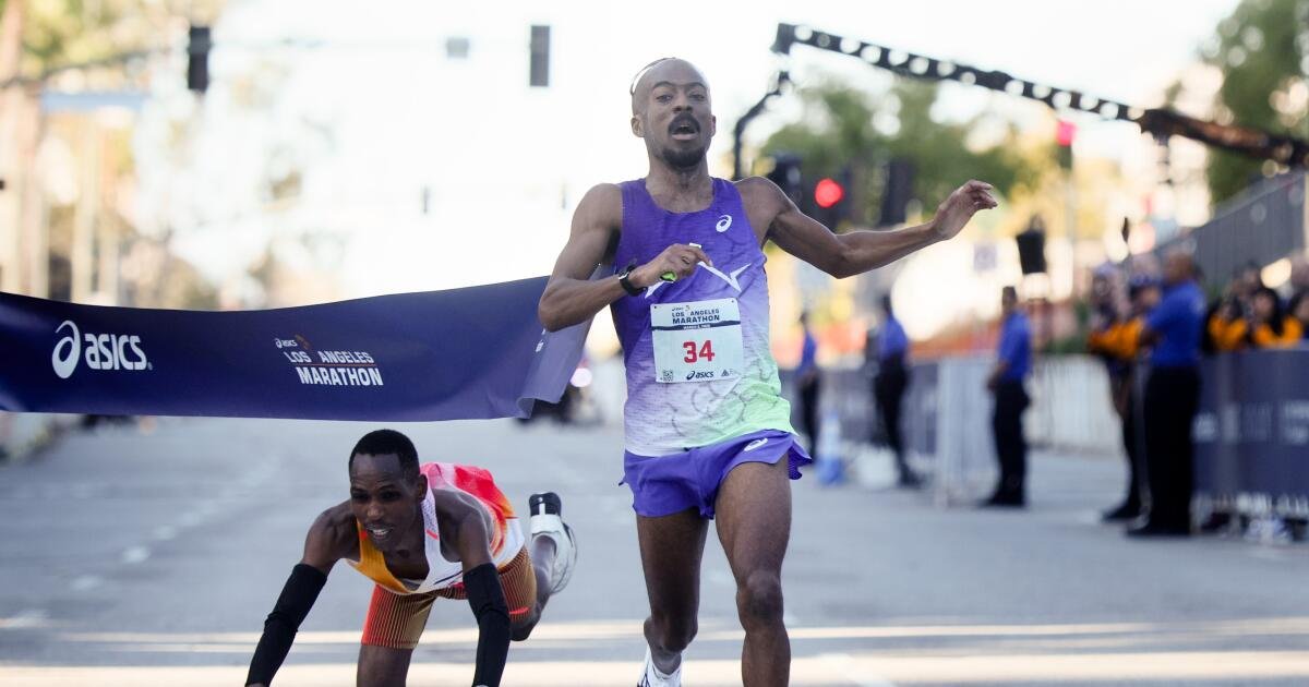 Nathan Martin Clinches Narrow Victory in Historic L.A. Marathon Against Michael Kimani Kamau