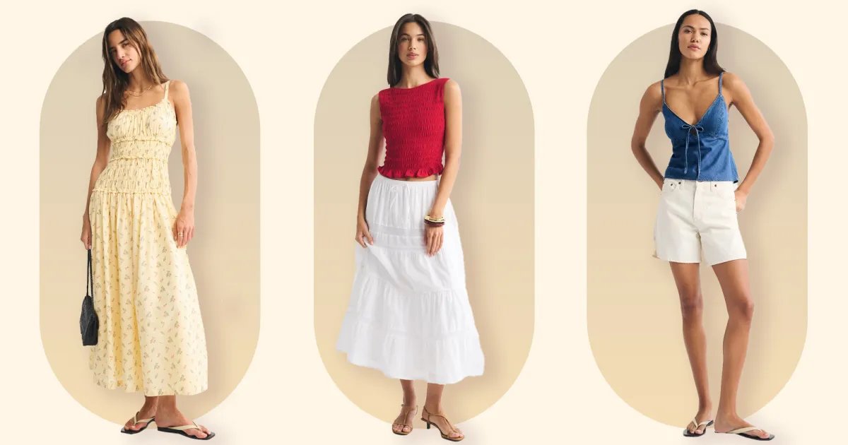 New Spring Getaway Styles from Abercrombie Now Available, Starting at Just $19