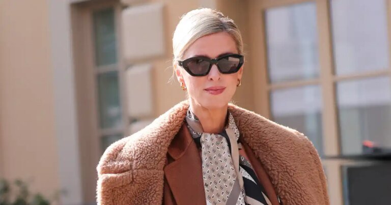 Nicky Hilton is Reviving the Cozy Teddy Bear Coat Trend Popular with New Yorkers