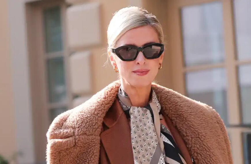 Nicky Hilton is Reviving the Cozy Teddy Bear Coat Trend Popular with New Yorkers