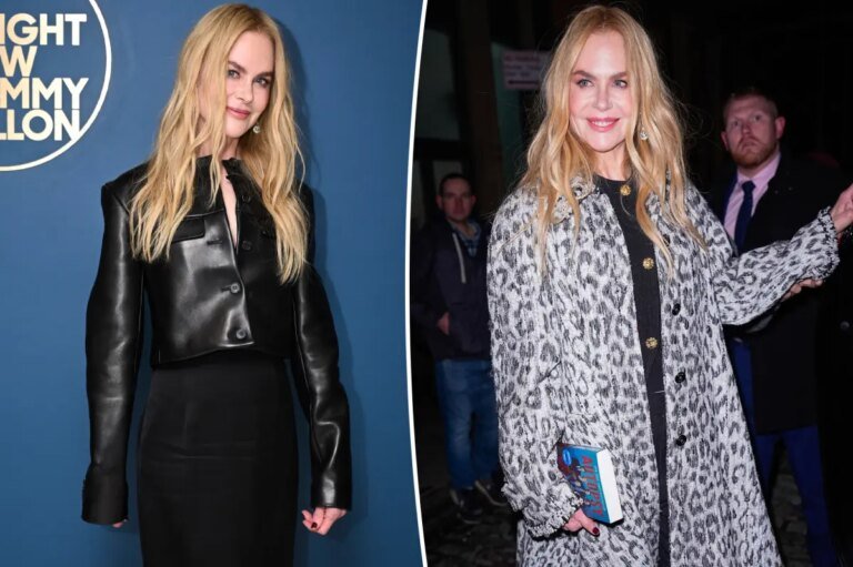 Nicole Kidman Embraces Bold Style in Leopard Print and Chanel