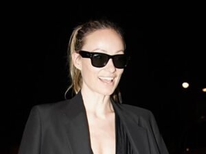 Olivia Wilde Shows Off a Daring Catsuit Look at Paris Fashion Week